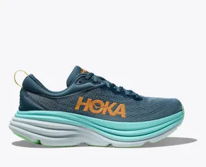 Hoka Mens Bondi 8 Wide- Real Teal/Shadow (1127953-RHD)