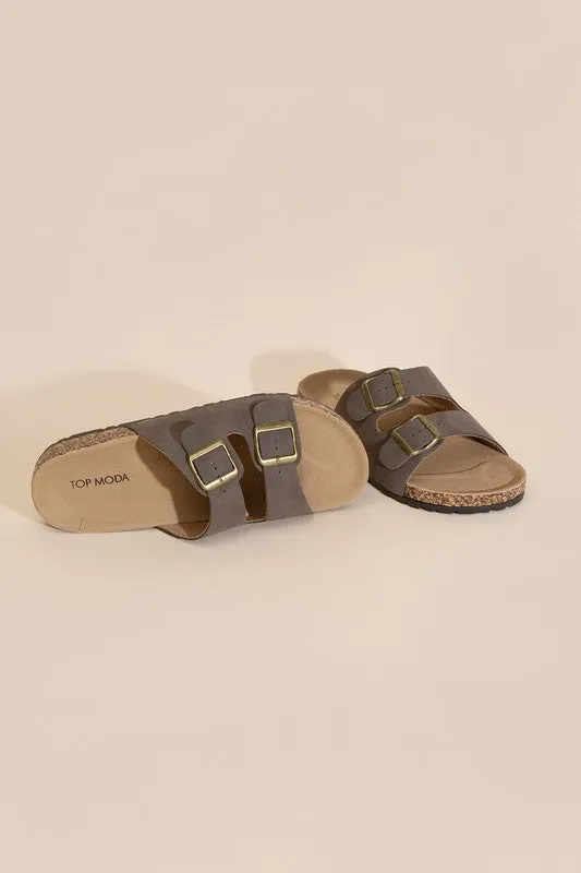 Huxley Buckle Strap Slides