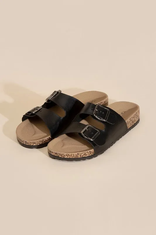 Huxley Buckle Strap Slides