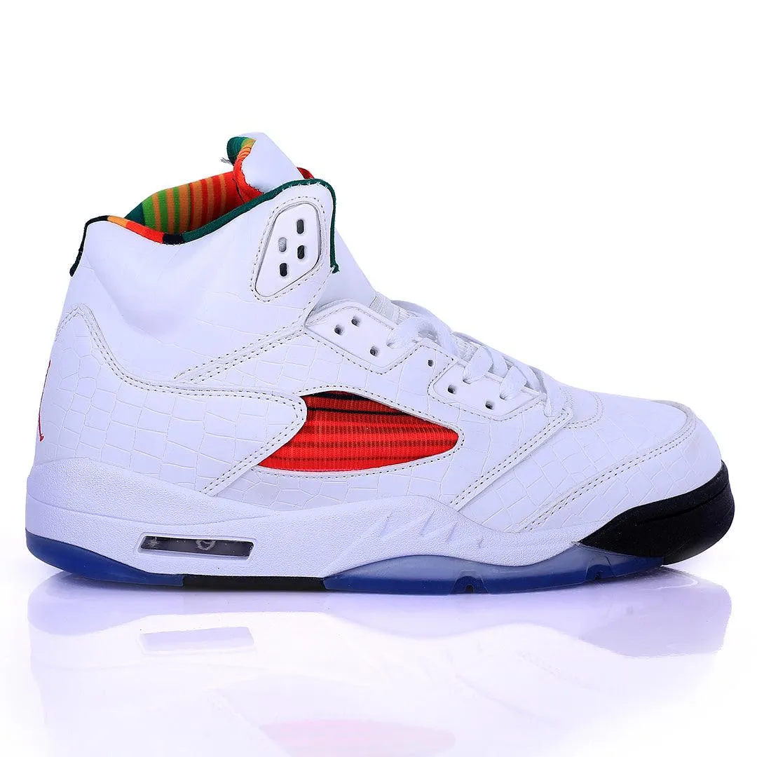 Jord High Classic Basketball Red And White Designed Sneakers