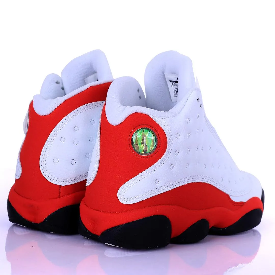 Jord High Classic Basketball Red And White Designed Sneakers