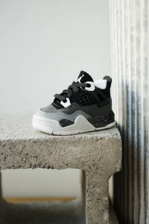 JORDAN 4 RETRO (TD) "BLACK/ANTHRACITE"