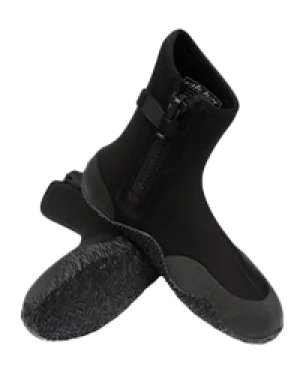 Junior Zip Wetsuit Boots in Black