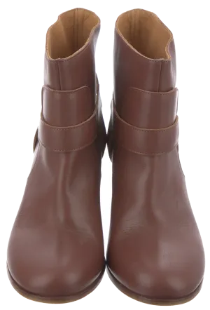 Maison Martin Margiela. MM6. Camel Color Leather Ankle Boots SZ 40