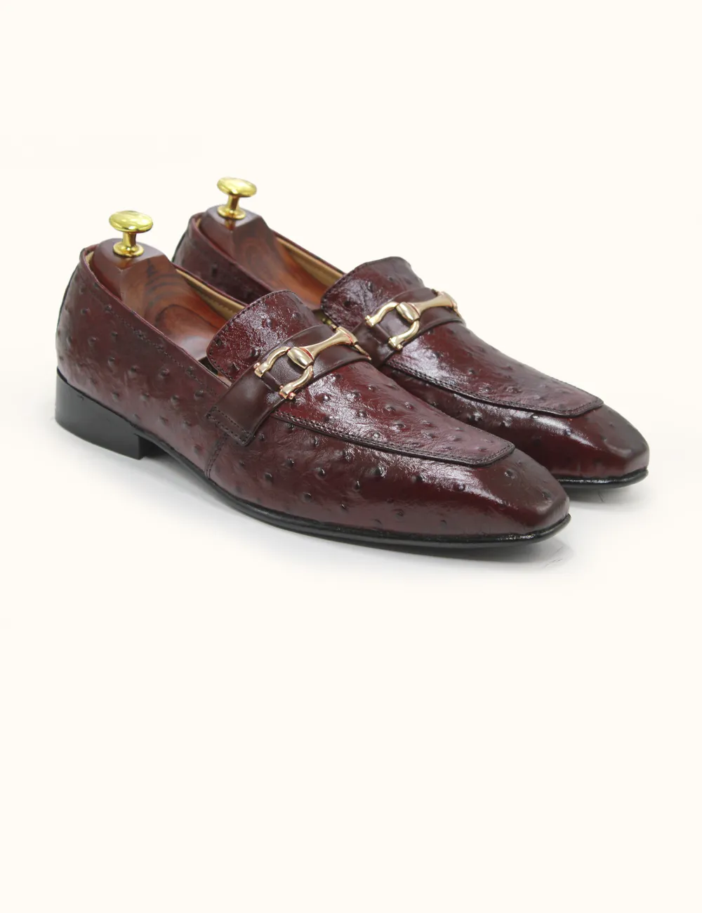 Maroon | Leather Mocasion for Men