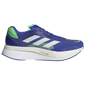 Men's Adidas Adizero Boston 10, Blue/White, 9 D Medium