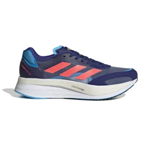 Men's Adidas Adizero Boston 10, Legacy Indigo/Turbo/Sky Rush, 12 D Medium