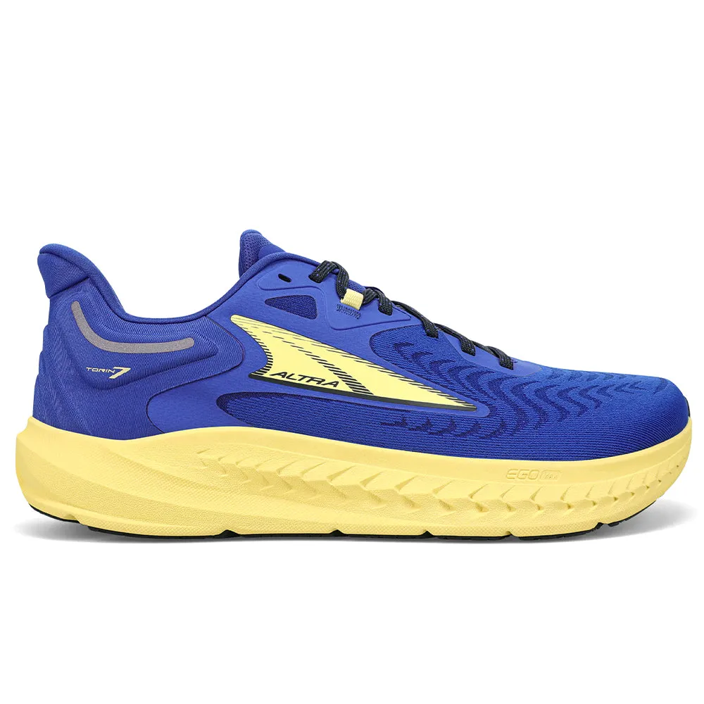 Men's Altra Torin 7, Blue/Yellow, 11.5 D Medium