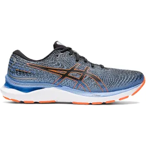 Men's Asics GEL-Cumulus 24, Black/Shocking Orange, 10.5 2E Wide