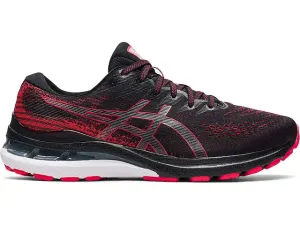 Men's Asics Gel-Kayano 28, Black/Electric RED, 9.5 D Medium