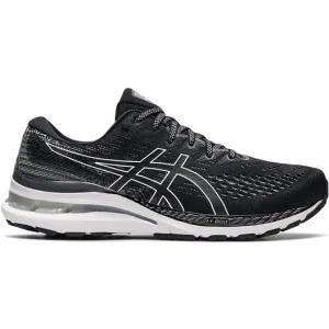 Men's Asics GEL-Kayano 28, Black/White, 11.5 4E Extra Wide