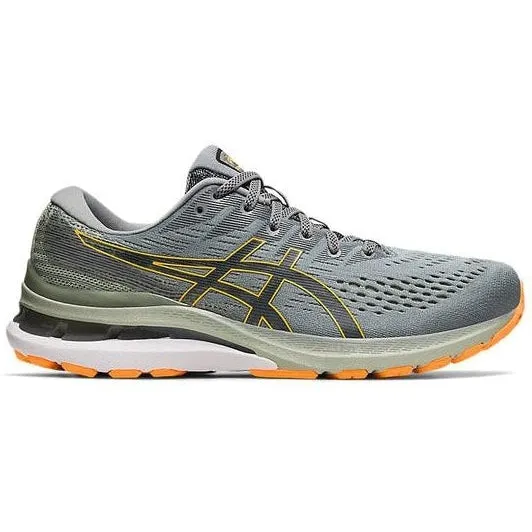 Men's Asics GEL-Kayano 28, Sheet Rock/Orange Pop, 12 D Medium