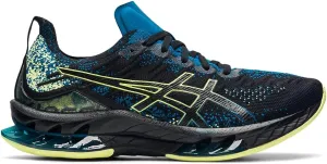 Men's Asics Gel-Kinsei Blast, Black/Glow Yellow, 7 D Medium