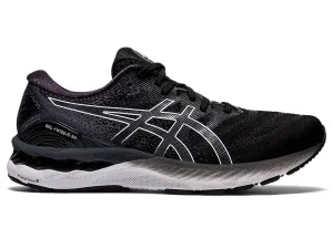 Men's Asics Gel-Nimbus 23, Black/White, 9.5 2E Wide