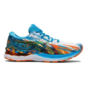 Men's Asics Gel-Nimbus 23, Digital Aqua/Marigold Orange, 13 D Medium