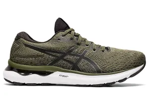 Men's Asics Gel-Nimbus 24, Olive Canvas/Gunmetal, 9.5 D Medium