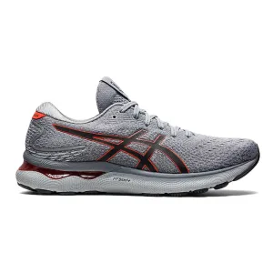 Men's Asics GEL-Nimbus 24, Sheet Rock/Cherry Tomato, 8 2E Wide