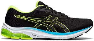 Men's Asics Gel-Pulse 12, Black/Hazard Green, 12.5 D Medium