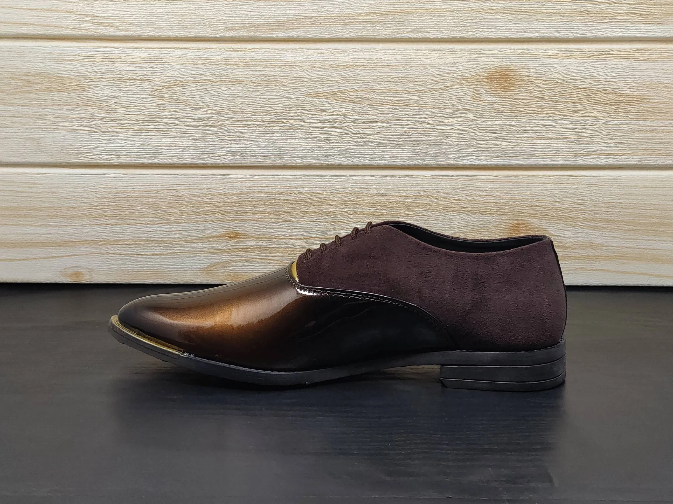 Men's Dark Brown Oxford Shoes for Wedding and Partywear-JonasParamount