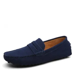 Men's penny loafers soft casual driving shoes daily slip on flats