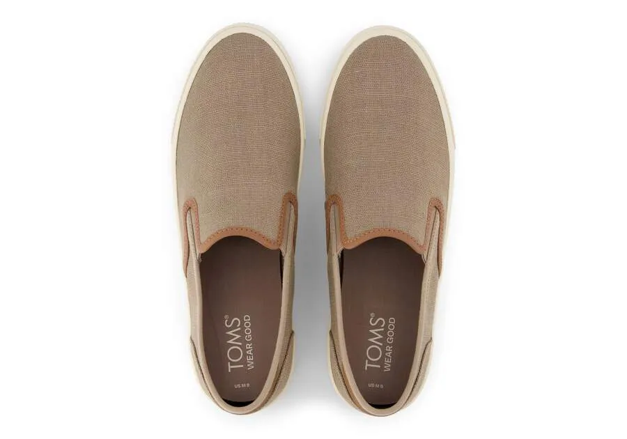 Men's TOMS Baja Synthetic Trim Slip On - Dune Heritage