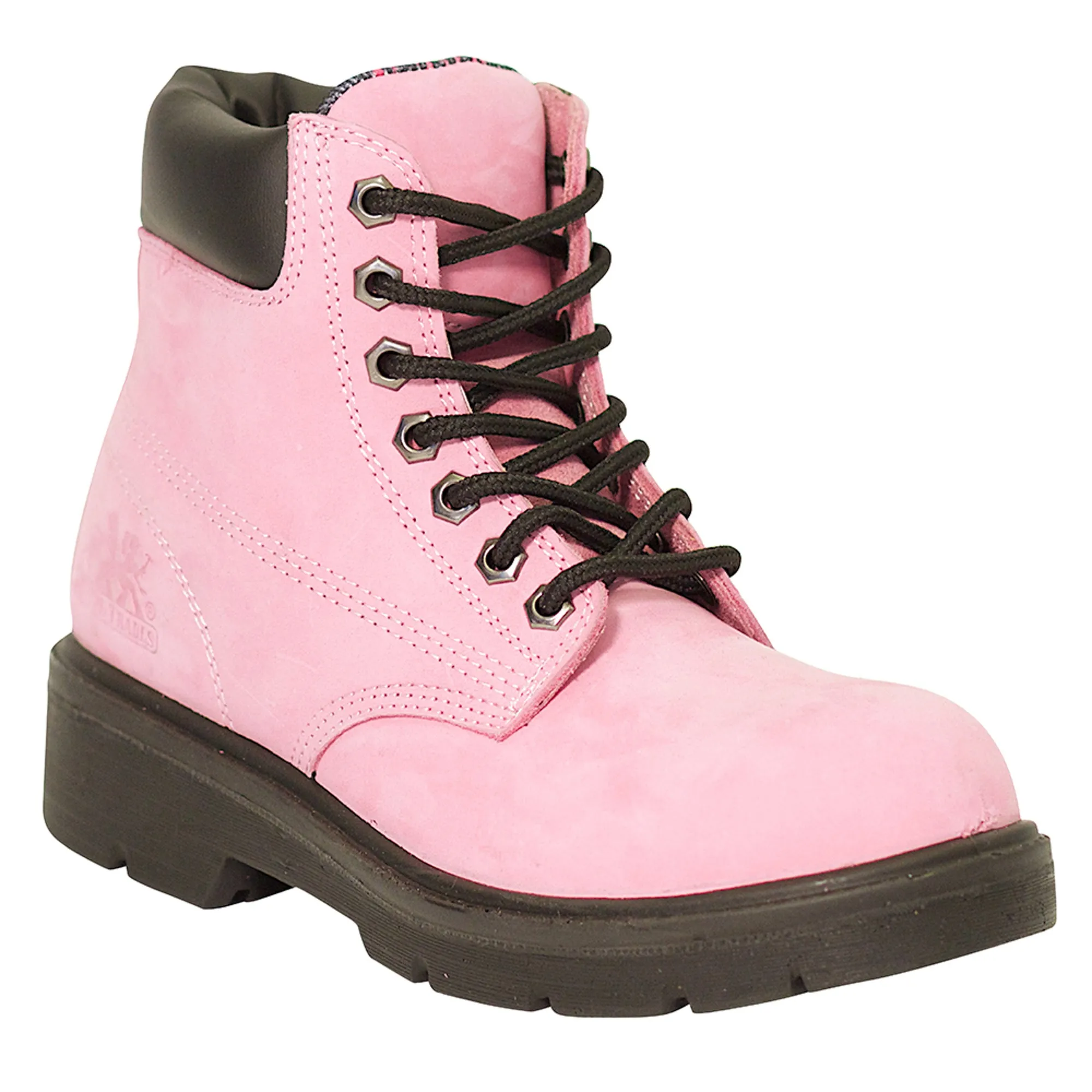 Moxie Trades Womens Pink Leather Alice 6in ST PR Work Boots