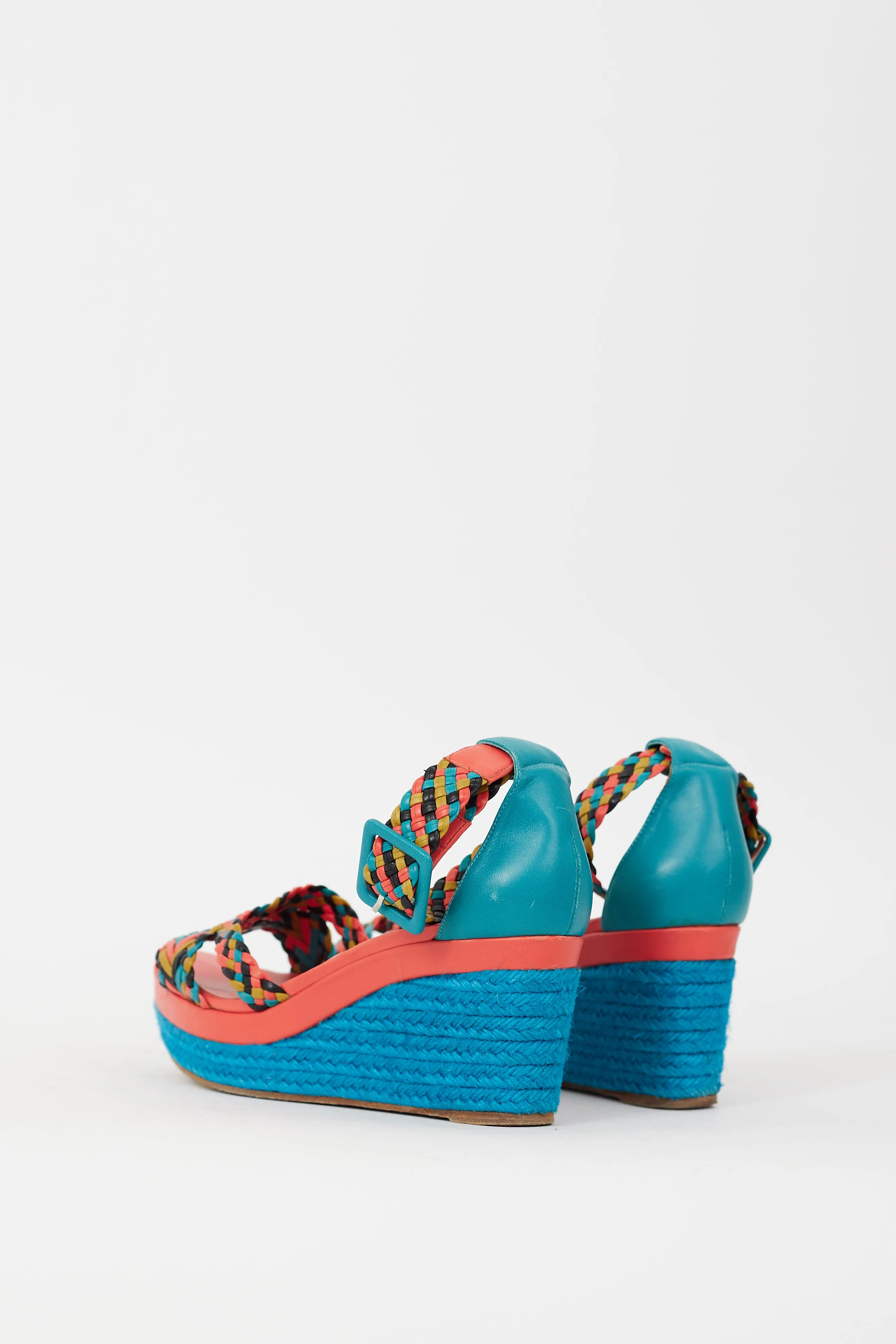 Multicolour Ines Espadrille Wedge Sandal