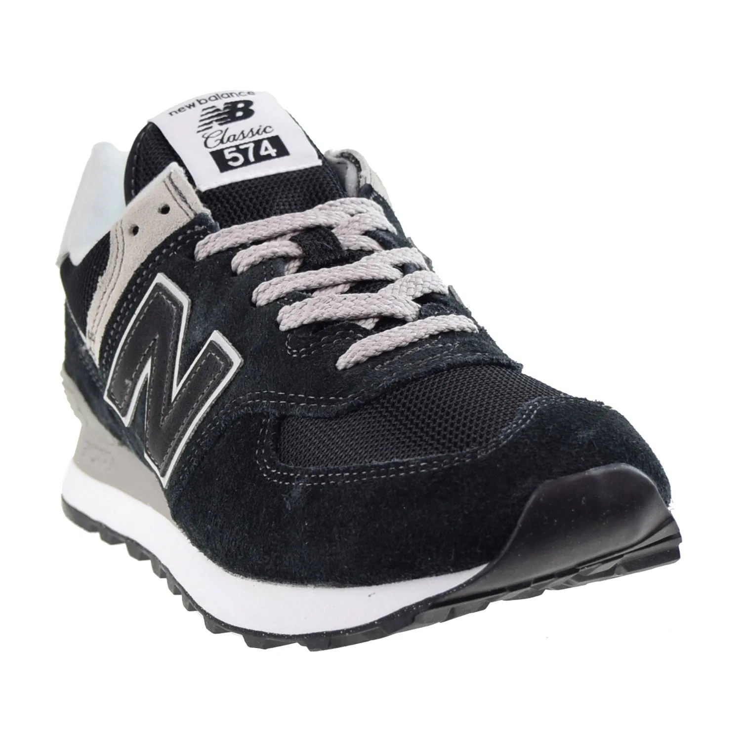 New Balance 574 Men's Shoes Black-White