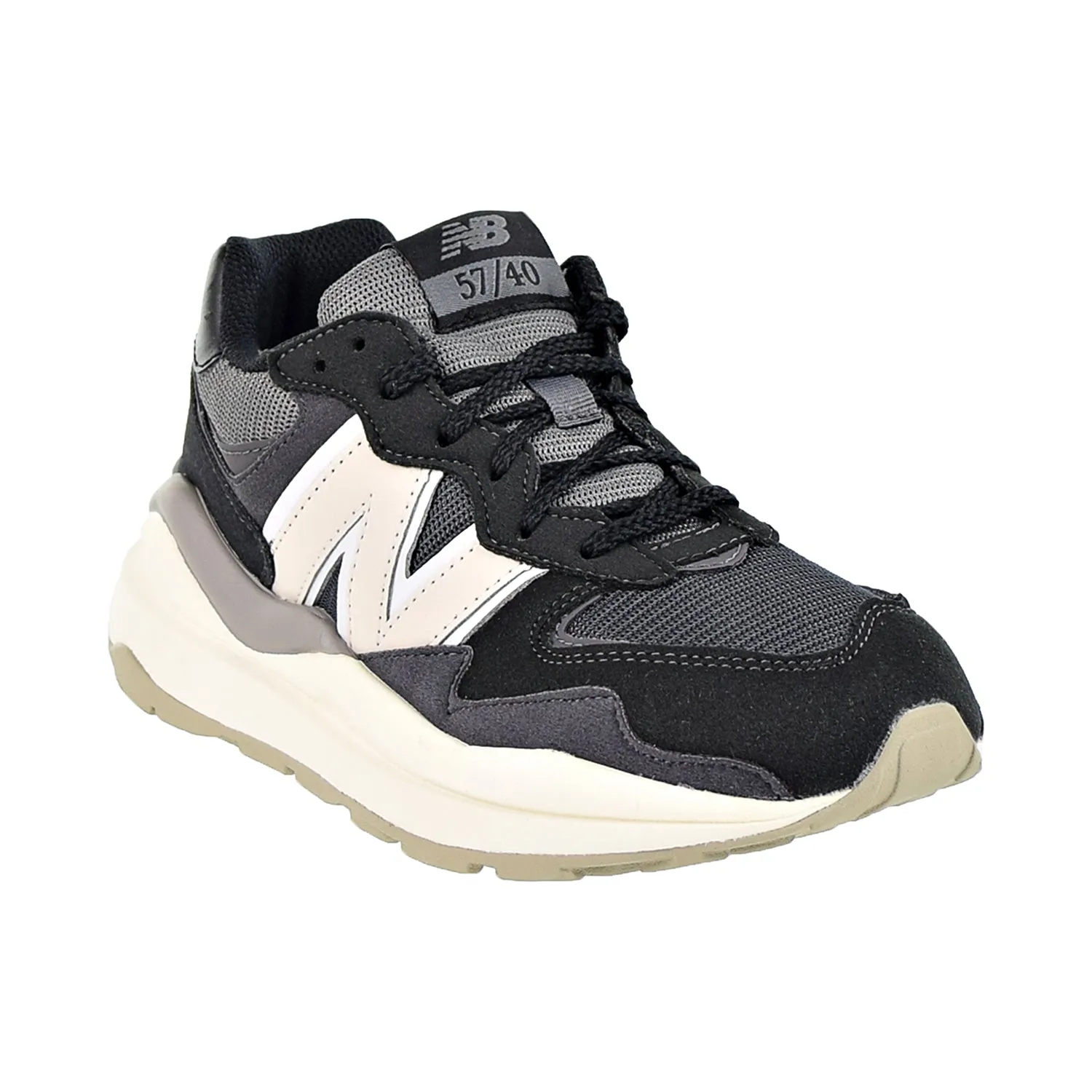 New Balance 57/40 Big Kids' Shoes Black-Beige