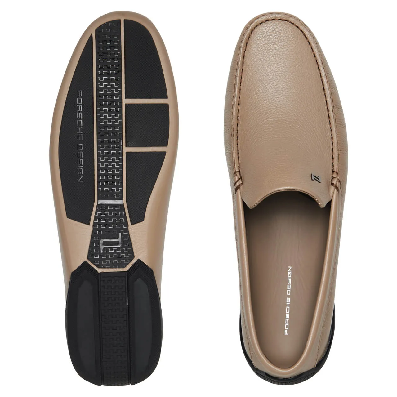 NEW Porsche Design Monaco Nappa Men's Cognac Moccasin Shoes US 7.5 $395