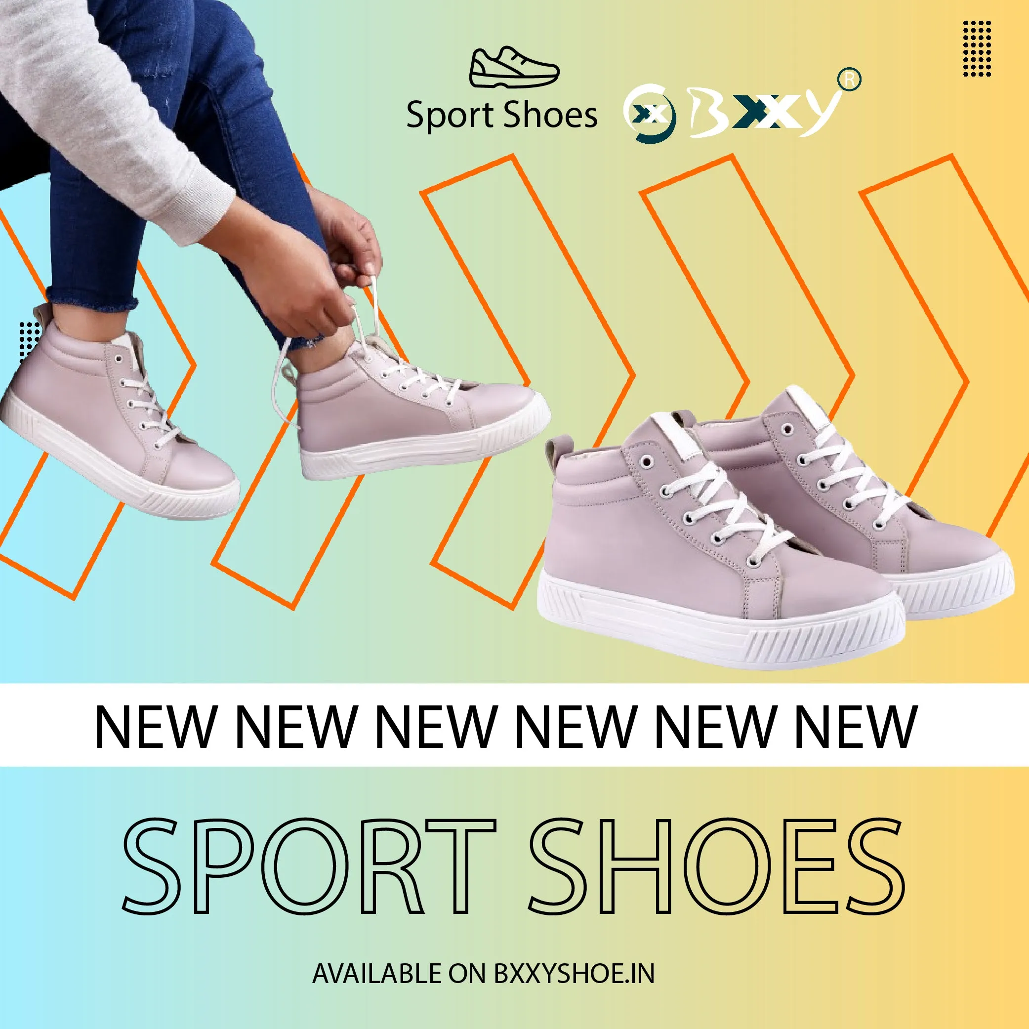 New Stylish Women's Casual Sneaker Lace-up Shoes