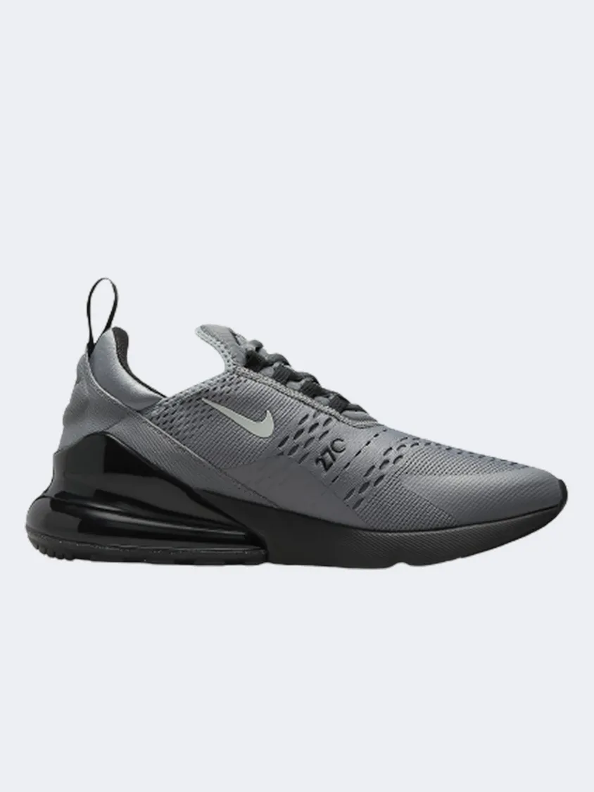 Nike Air Max 270 Men Lifestyle Shoes Grey/Mandarin/Black