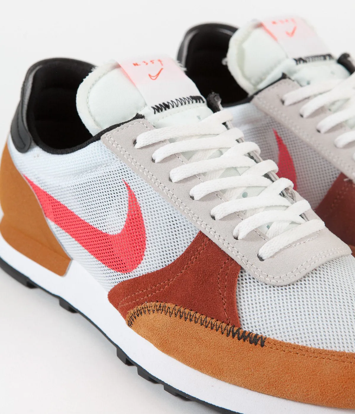 Nike Daybreak Type Shoes - White / Bright Crimson - Monarch