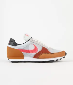 Nike Daybreak Type Shoes - White / Bright Crimson - Monarch