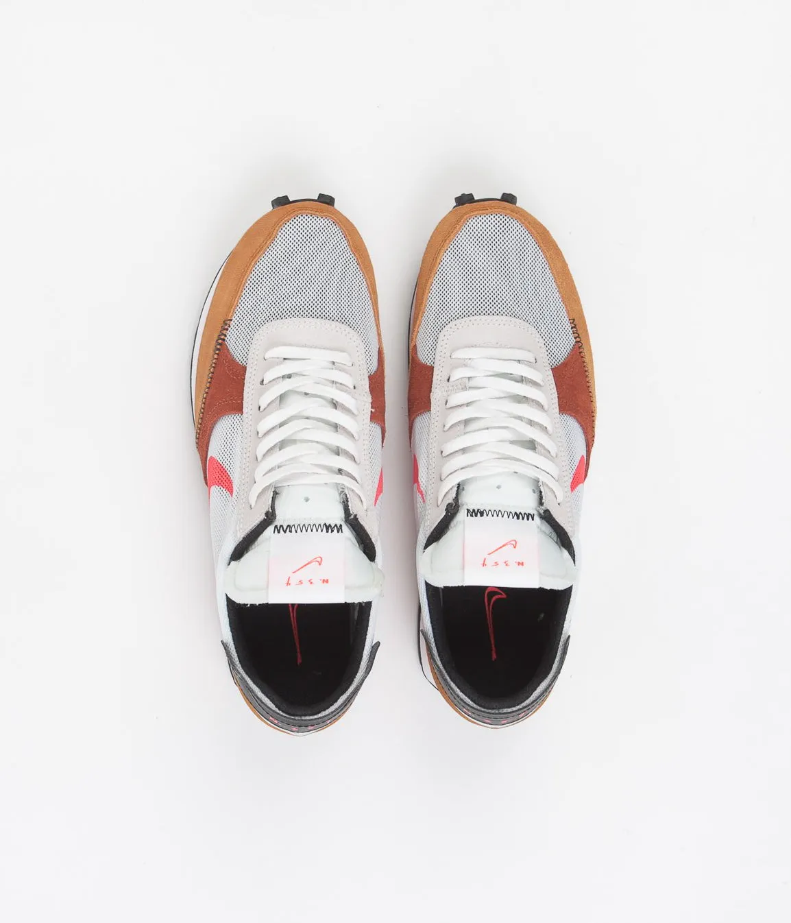 Nike Daybreak Type Shoes - White / Bright Crimson - Monarch