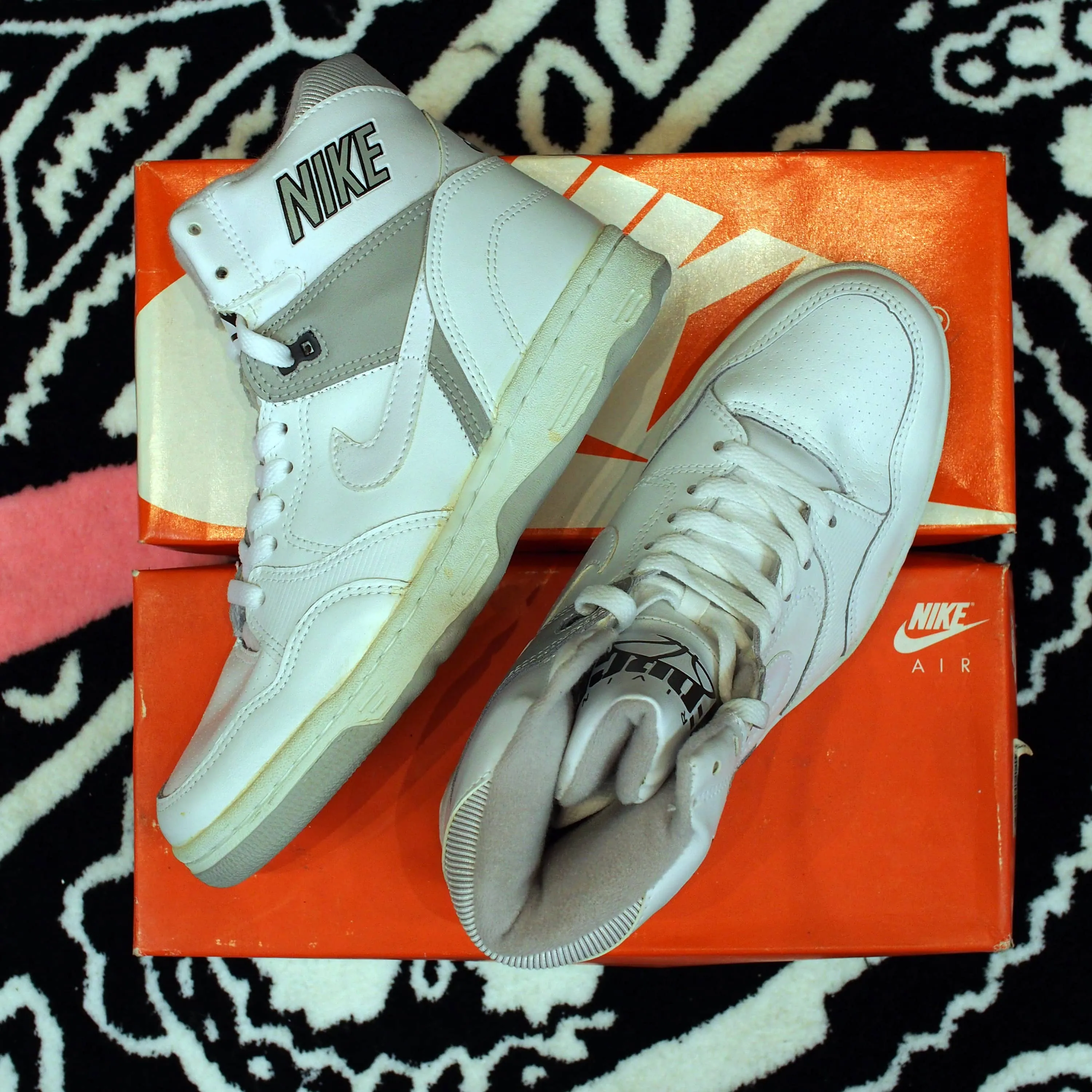 Nike Modele Driving Force High "White/Grey" 1989