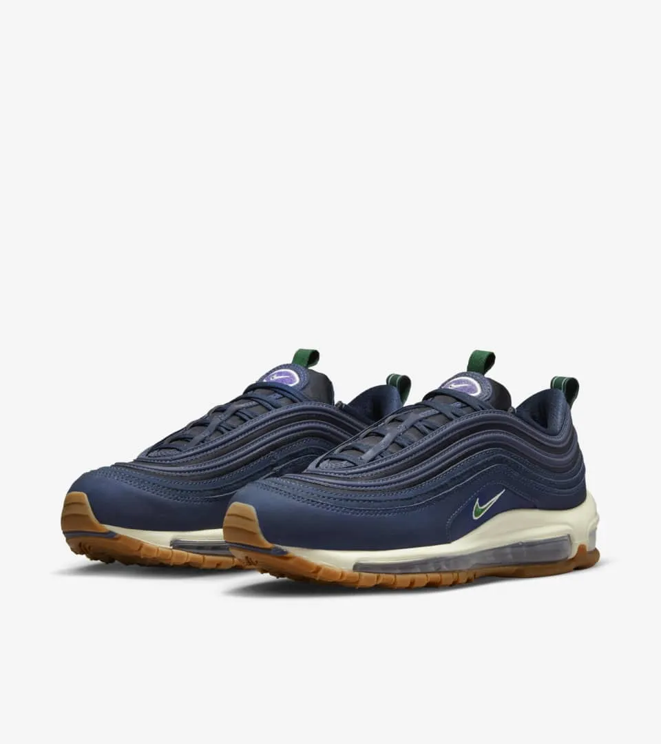 Nike Women's Air Max 97 QS Shoes Obsidian/Gorge Green DR9774 400