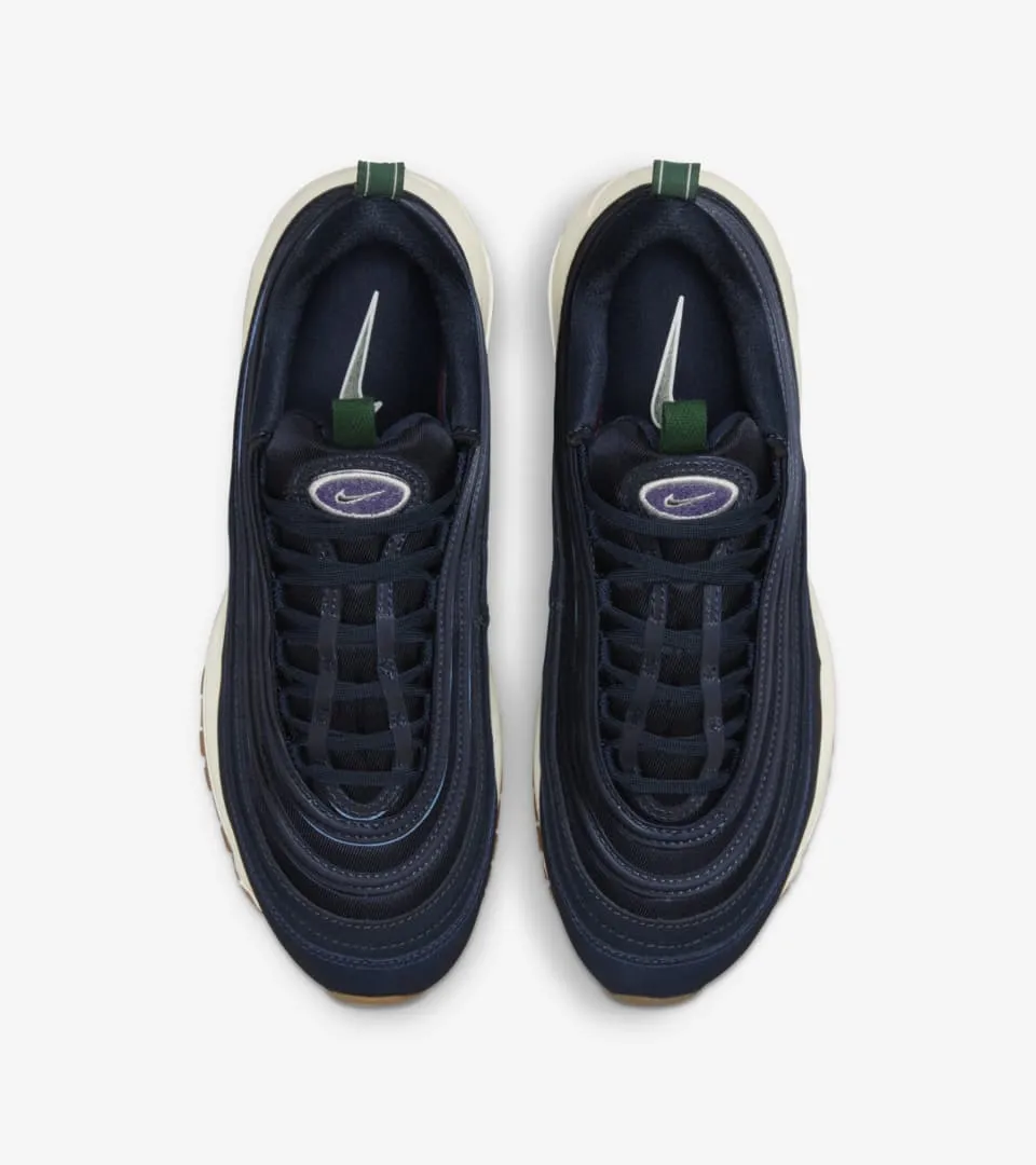 Nike Women's Air Max 97 QS Shoes Obsidian/Gorge Green DR9774 400