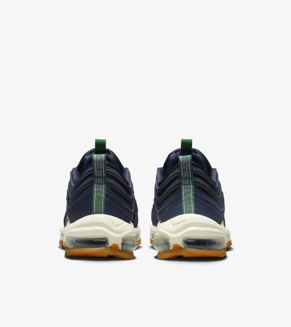 Nike Women's Air Max 97 QS Shoes Obsidian/Gorge Green DR9774 400