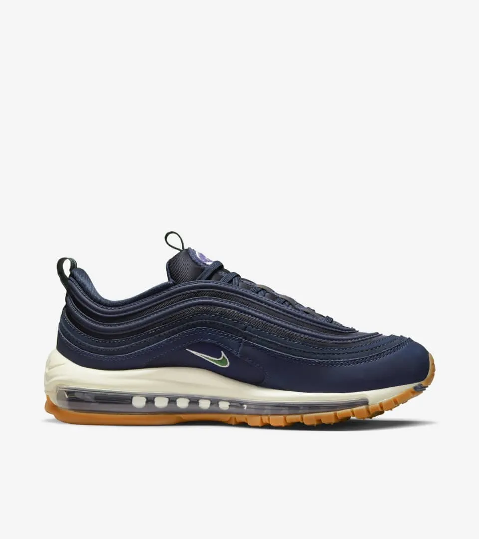 Nike Women's Air Max 97 QS Shoes Obsidian/Gorge Green DR9774 400