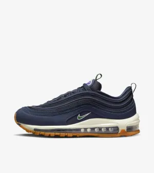 Nike Women's Air Max 97 QS Shoes Obsidian/Gorge Green DR9774 400