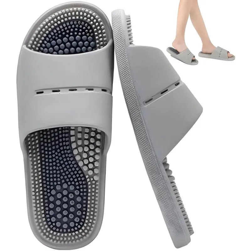 Non Slip Acupressure Slippers – Foot Massage and Reflexology Support