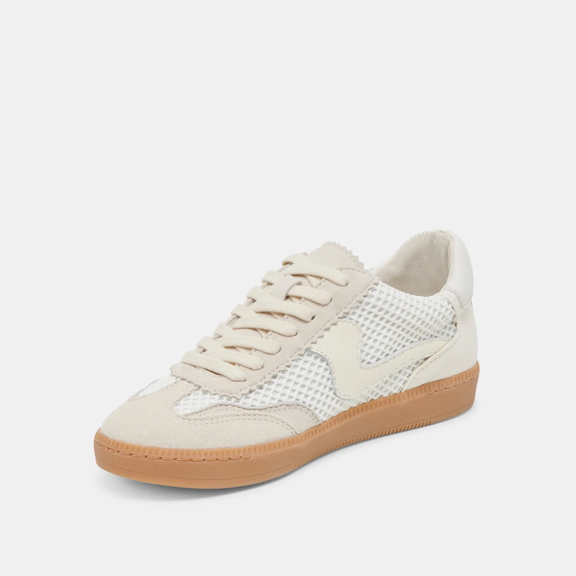 NOTICE MESH SNEAKERS WHITE WOVEN MESH