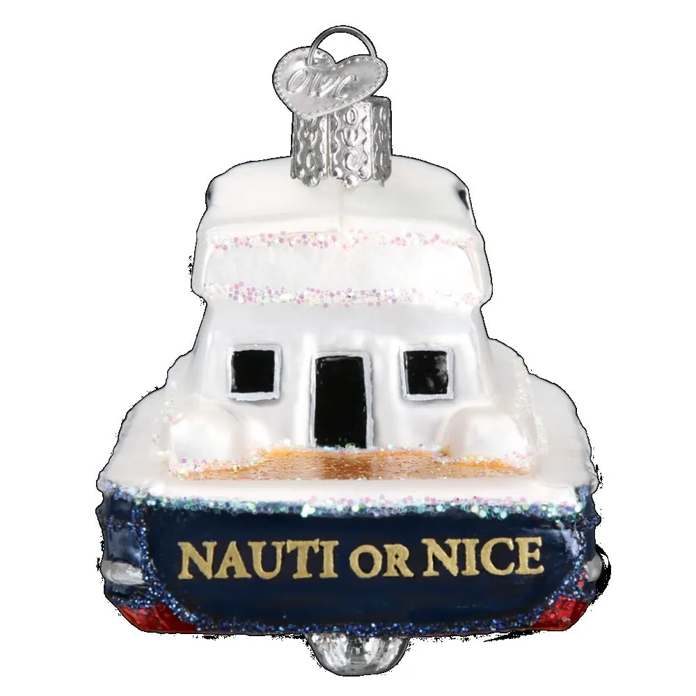 Old World Christmas Charter Boat Ornament