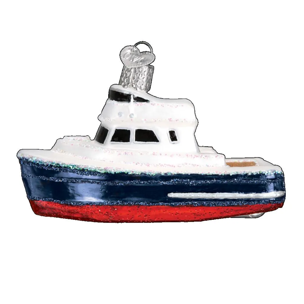 Old World Christmas Charter Boat Ornament