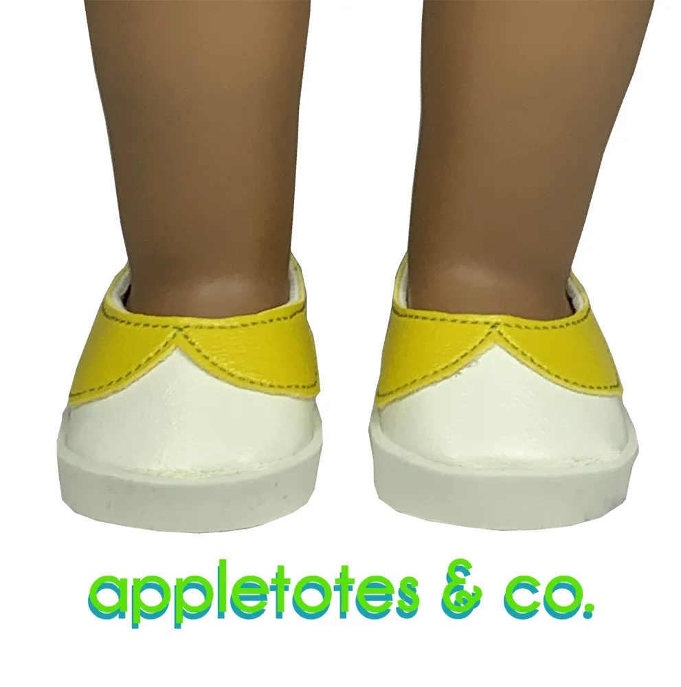 Oopsie Daisy Shoes ITH Embroidery Patterns for 18" Dolls