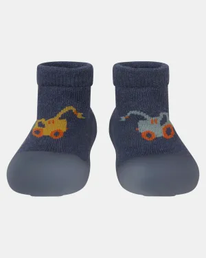 Organic Hybrid Walking Socks Jacquard - Earthmover