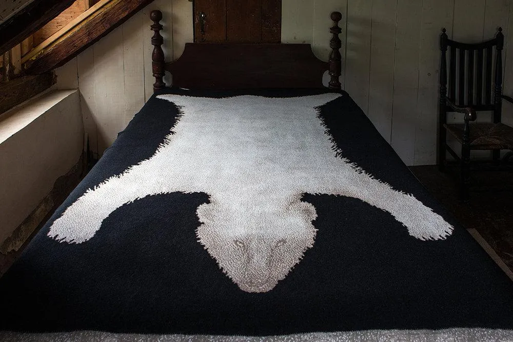 Polar Bear Rug Cashmere Throw