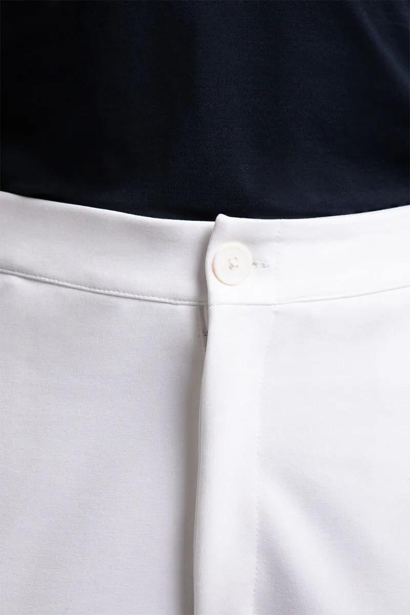 Ponte Expedition Stovepipe Trouser | White