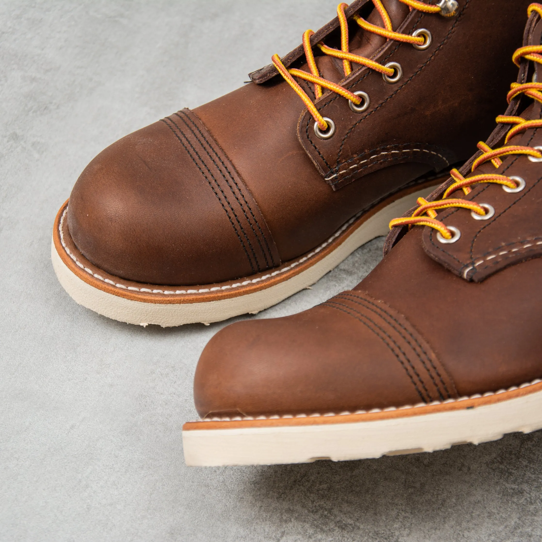 Red Wing Iron Ranger Boot 8088 Traction Tread - Amber